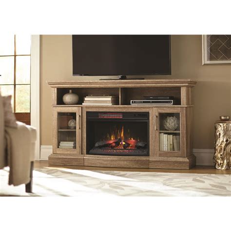 Perfect for giving your space a refined, rustic feel, this fireplace adds beauty and ambiance to your home, no matter the season! Home Decorators Collection Hawkings Point 59.5 in. Rustic ...
