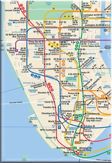 Nyc Subway Map Street Names United States Map