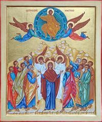 Pour le christianisme, le terme concerne uniquement l'ascension de jésus christ, l'assomption désignant celle de la vierge marie. Jeudi de l'Ascension