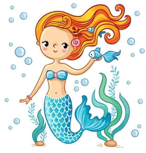Pin By Melanie Jenkins On Fairies And Mermaids Mermaid Cartoon Mermaid