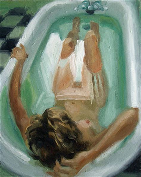 Have you got an old bath tub that needs a bit of t.l.c? Melissa's Studio: Oil Painting: Girl in a Bathtub