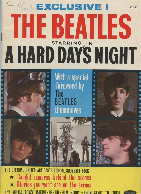 The Beatles Magazine Back Issue 1964 A Hard Days Night Exclusive