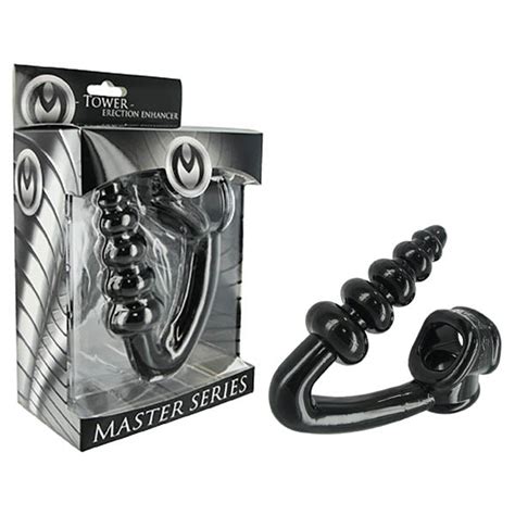 Master Series The Tower Erection Enhancer Black Cock And Ball Harness