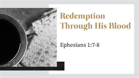 Redemption Through His Blood Faithlife Sermons