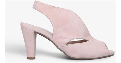 Carvela Kurt Geiger Arabella Cut Out Leather Sandals In Blush Pink Lyst Uk