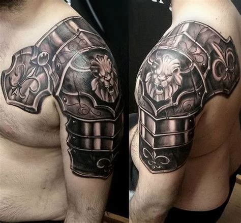 Shoulder Armor Tattoo Pattern