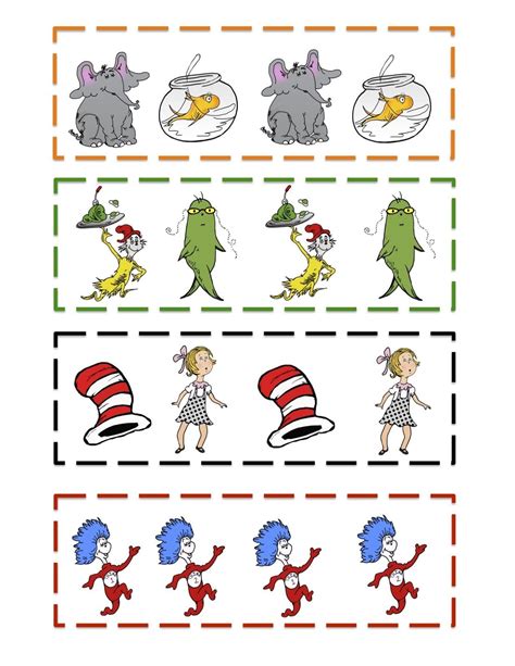 Preschool Printables Dr Seuss Kindergarten Dr Suess Dr Seuss