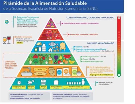 La Pirámide Nutricional Educación En Nutrición