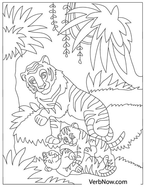 Tiger Cubs Coloring Pages