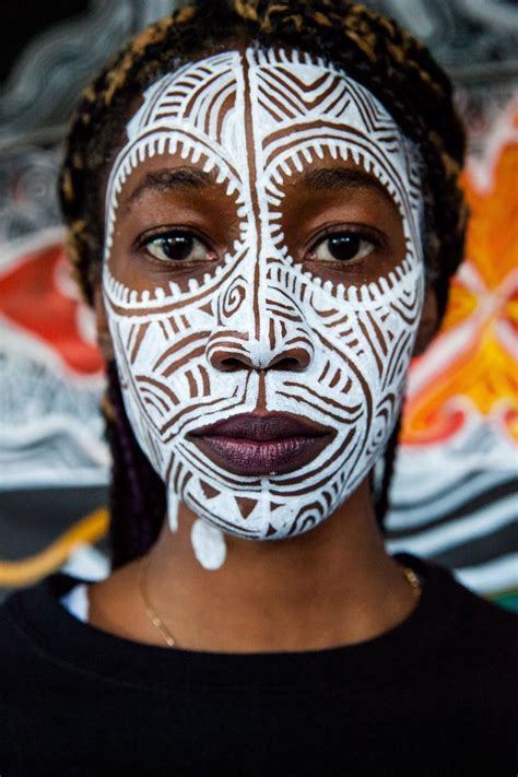 Sacred Art Of The Ori Африканский макияж Боди арт Африка