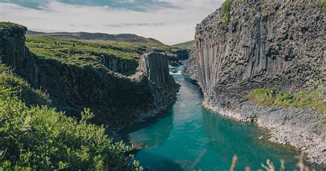 Stuðlagil Canyon In Iceland