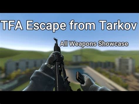 Garry S Mod Tfa Escape From Tarkov Weapons Showcase Youtube