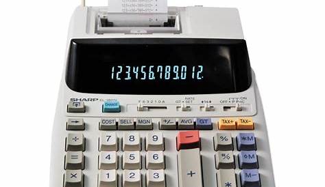 sharp calculator el 1750v manual