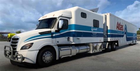 Atlas Van Lines Skins V10 Mod Ats Mod American Truck Simulator Mod
