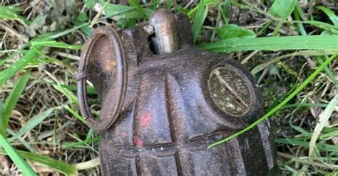 Witney Police Team Dispose Of Live World War Two Grenade That Was