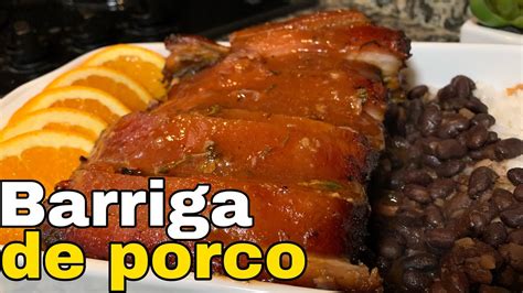 Barriga De Porco Assada Com Molho Especial Youtube