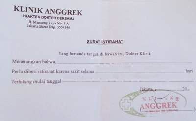 Terlampir sepucuk surat dokter dari garda terdepan yang ditujukan kepada seluruh masyarakat indonesia khususnya dki jakarta#savedokter#. Contoh Surat Keterangan Sakit dari Dokter untuk Karyawan ...