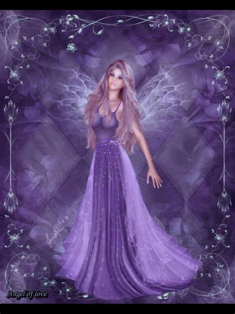 Purple Fairy Fairy Wallpaper Beautiful Fairies