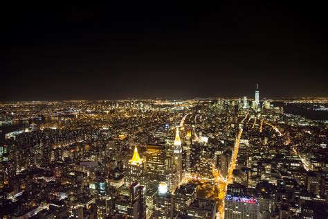 Night New York Free Stock Photo Public Domain Pictures
