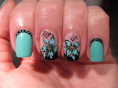 Foil Nails D Nails Glue On Nails Pink Nails Cute Nails Turquoise