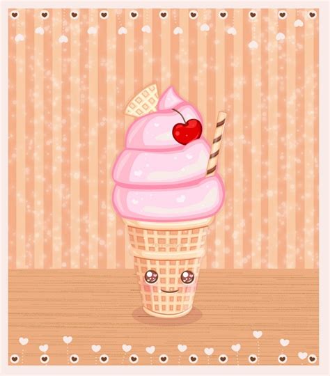 Free Download Cute Ice Cream Pink Wallpaper 499x750 For Your Desktop
