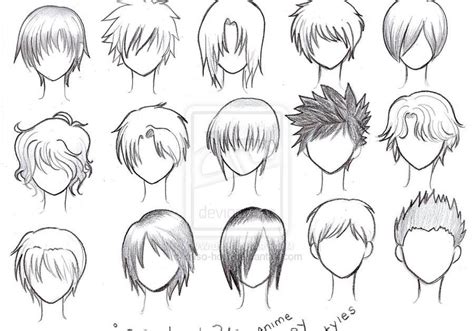 How To Draw Curly Anime Hair Boy Depending On The Style Anime Hair Can