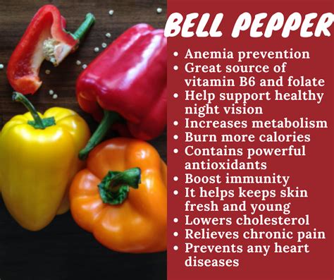 Health Benefits Of Bell Pepper Food Health And Science