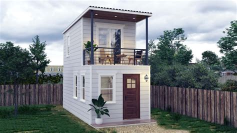 192 Sqft Two Storey Tiny House Design 11 Million Views On Youtube