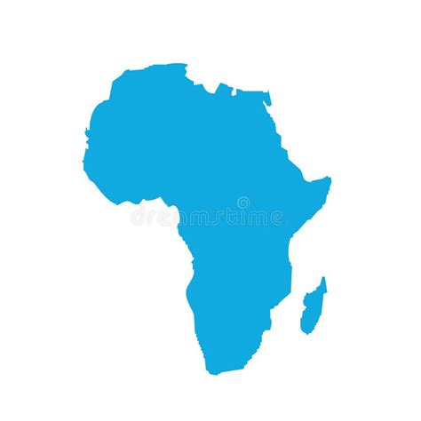 Africa Map Vector Illustration Stock Vector Illustration Of Place
