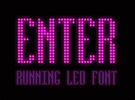 Running Led Font Display By Repi Putra On Dribbble