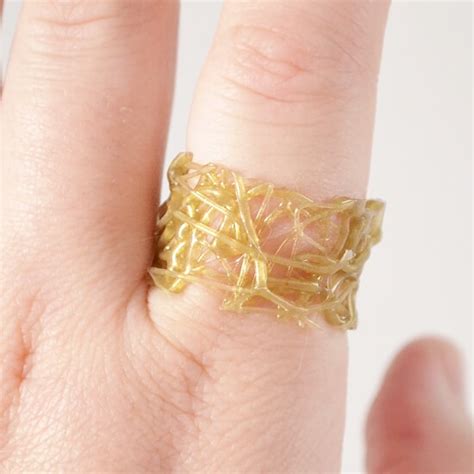 Hot Glue Rings A Diy Jewelry Experiment Dream A Little Bigger