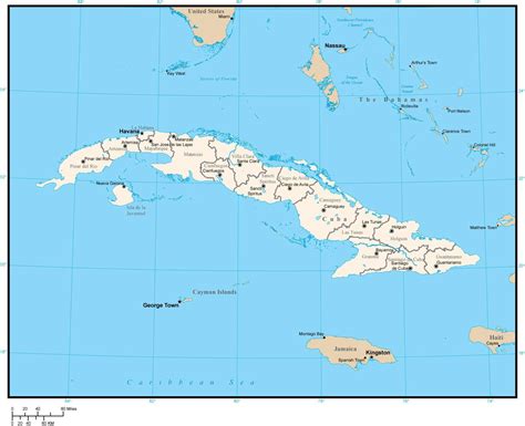 Map Of Florida And Cuba Map