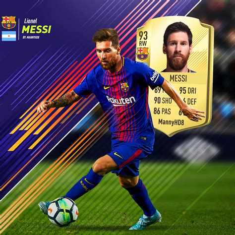 Fifa 18 Official Lionel Messi Fc Barcelona By Mannyhd29 On Deviantart