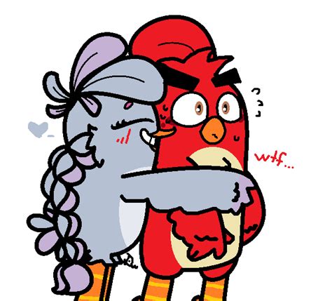 Silred By Doggowhat On Deviantart Red Angry Bird Angry Birds Movie