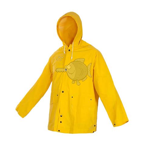 Yellow Raincoat Waterproof Unixex Ladies Mens Fishermans Jacket Vintage