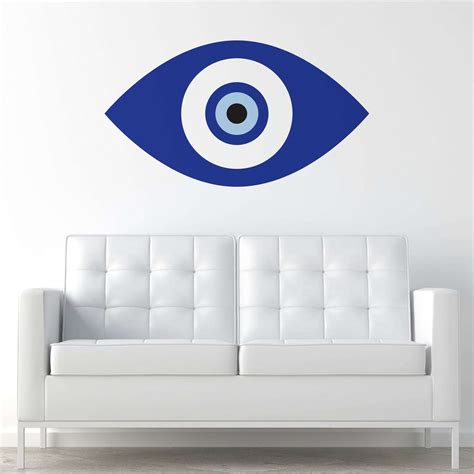 Blue Evil Eye Wall Sticker Decal My Wonderful Walls