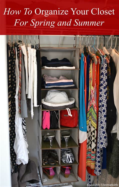 Well, we believe that a closet is not the only place where you can keep your clothes in. Organizing Your Closet For Spring And Summer | Exquisitely ...