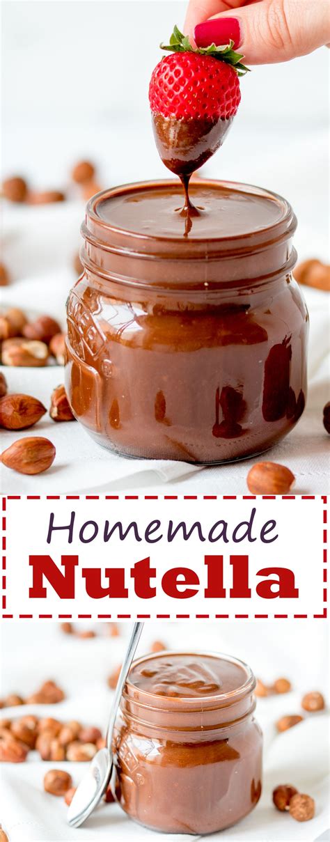 Homemade Nutella Recipe With Real Chocolate How To Roast Hazelnuts