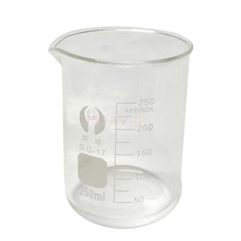 100 500ml Glass Beaker Chemistry Laboratory Borosilicate Measuring Cylinder Commercial