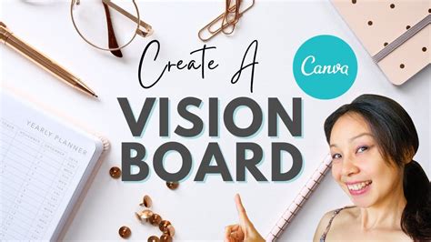 Canva For Beginners Tutorial How To Create A Vision Board Creating A