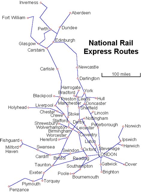 Uk Rail Maps Schematic And Geographic