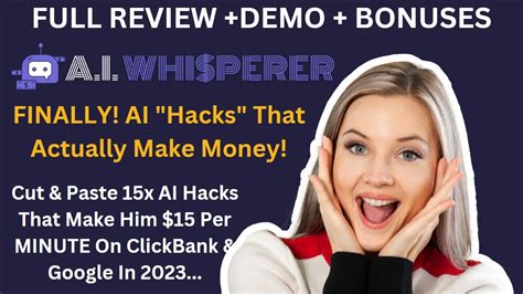 AI Whisperer Review Is AI Whisperer Really Worth It YouTube