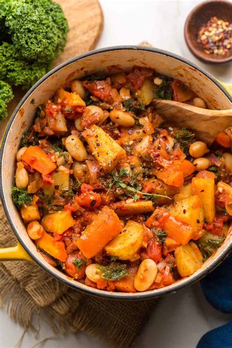 Roasted Root Vegetable Stew - A Saucy Kitchen
