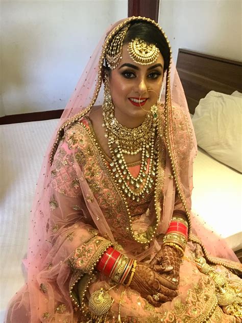 Beautiful Blush Pink Punjabi Bridal Salwar Kameez