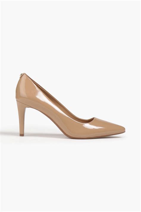 MICHAEL Michael Kors Dorothy Patent Leather Pumps In Natural Lyst UK