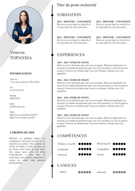 Nume, adresa, contact, experienta profesioanala, locul de munca pentru care se candideaza, educati si formare, competente profesionale, limbi straine. Télécharger modèle cv gratuitement | Janime