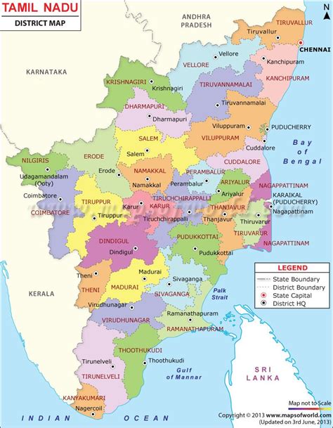 Map Of Tamil Nadu Blank North America Map