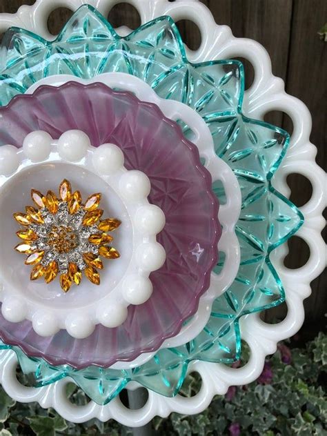 Vintage Glass Gets New Life As A Flower To Be Displayed And Enjoyed By