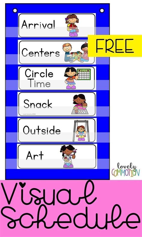 Printable Visual Daily Routine Preschool Routine Cards For Before And