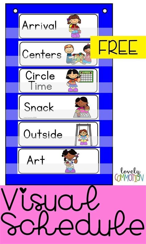 Preschool daily schedule and visual schedules these pictures of this page are about:preschool daily routine cards. The Benefits of a Visual Schedule | Preschool schedule ...